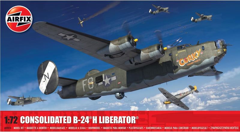 AIRFIX Models 9010 1/72 Consolidated B24H Liberator Bomber Model Aircraft Kit