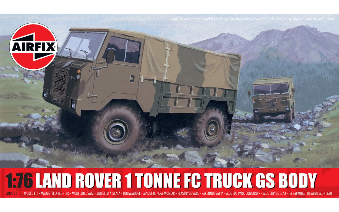 AIRFIX Models A02331 1/76 Land Rover 1 Tonne FC Truck G.S. Body Model Kit