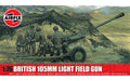 AIRFIX Models A02332 1/76 British 105mm Light Field Gun Model Kit