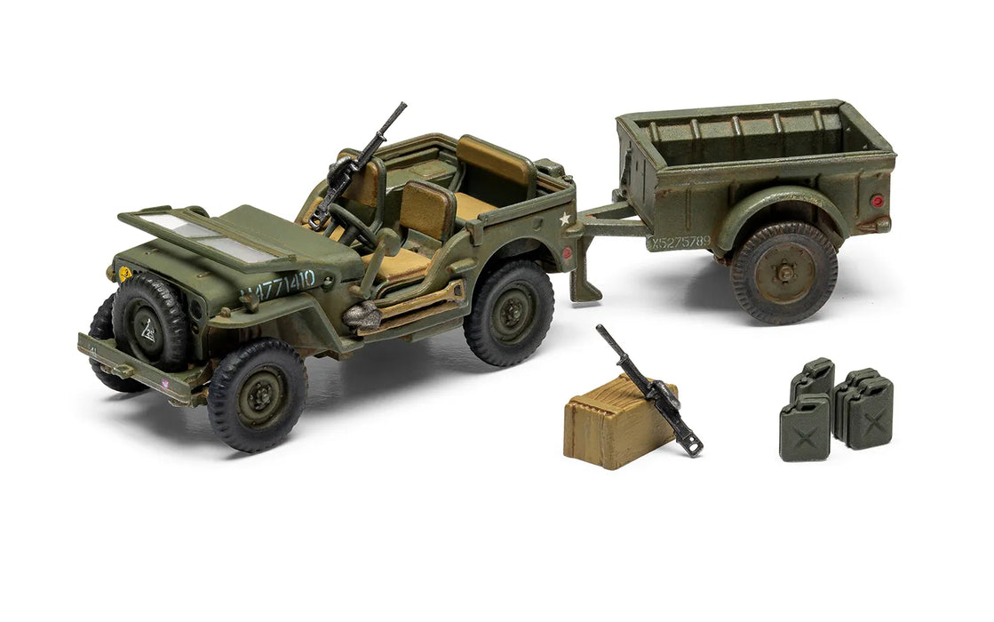 AIRFIX Models A02339 1/72 Willys MB Jeep Model Kit