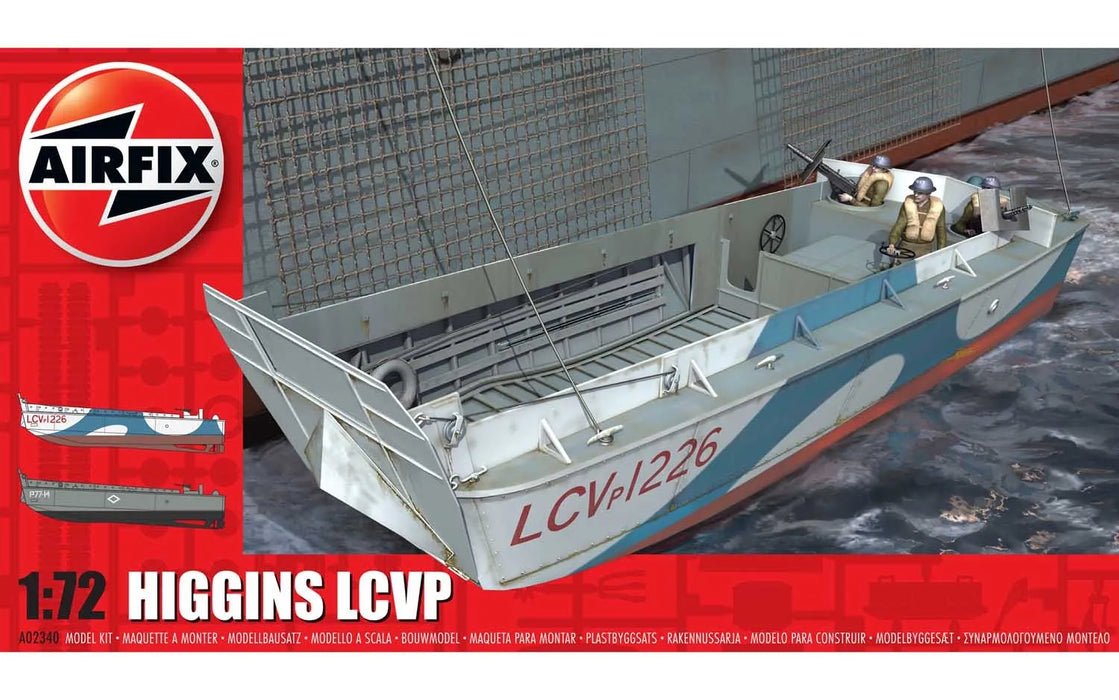 AIRFIX Models A02340 1/72 Higgins LCVP Landing Craft Model Kit