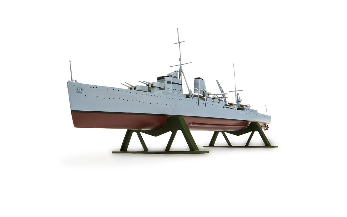 AIRFIX Models A03204V 1/600 HMS Ajax WWII British Cruiser Model Ship Kit