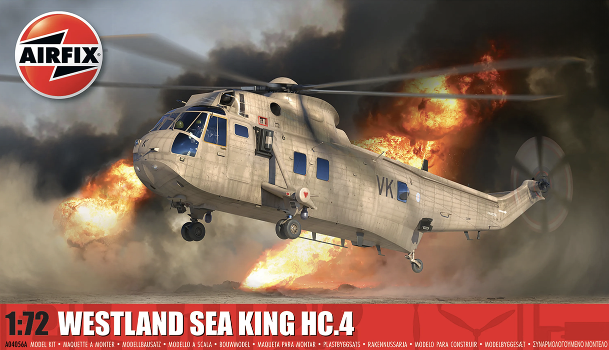 AIRFIX Models A04056 1/72 Westland Sea King HC.4 Helicopter Model Aircraft Kit