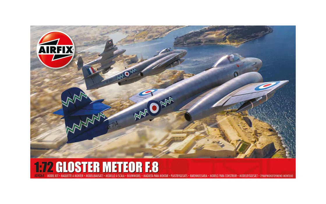 AIRFIX Models A04064 1/72 Gloster Meteor F.8 Jet Model Aircraft Kit