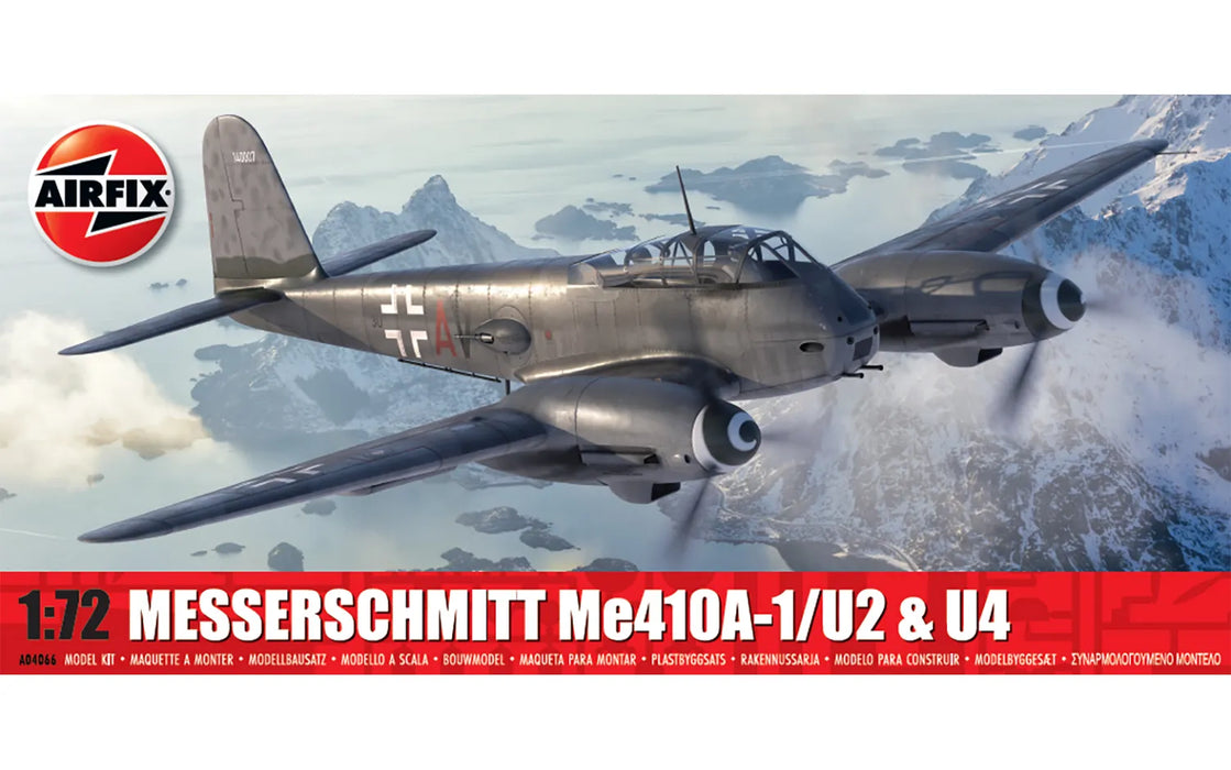 AIRFIX Models A04066 1/72 Messerschmitt Me 410A-1/U2 & U4 Model Aircraft Kit