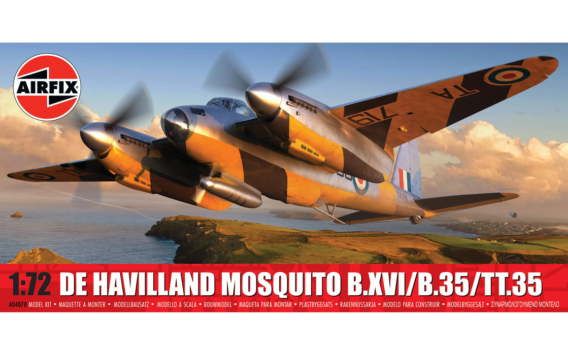 AIRFIX Models A04070 1/72 De Havilland Mosquito B.XVI/B.35/TT.35 Model Aircraft Kit