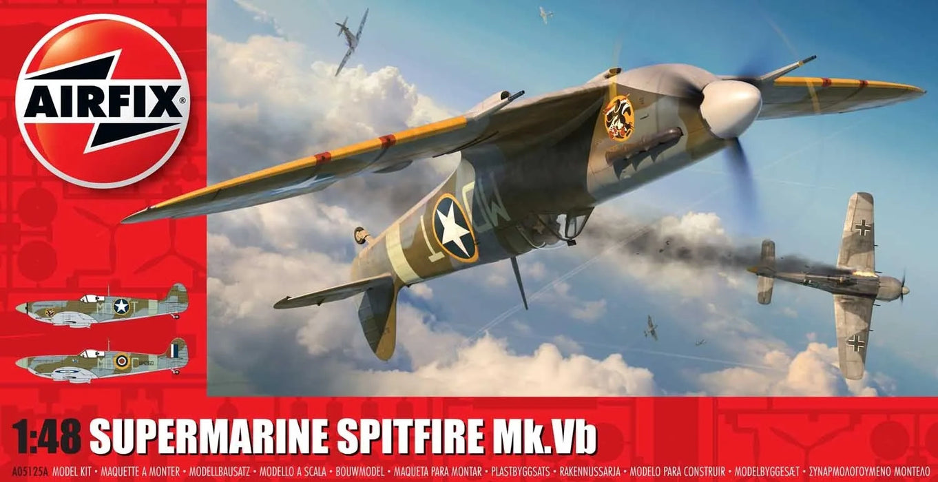 AIRFIX Models A05125A 1/48 Supermarine Spitfire Mk.Vb Model Aircraft Kit