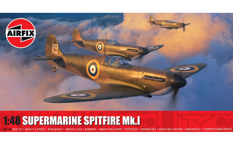 AIRFIX Models A05126B 1/48 Supermarine Spitfire Mk.I Model Aircraft Kit