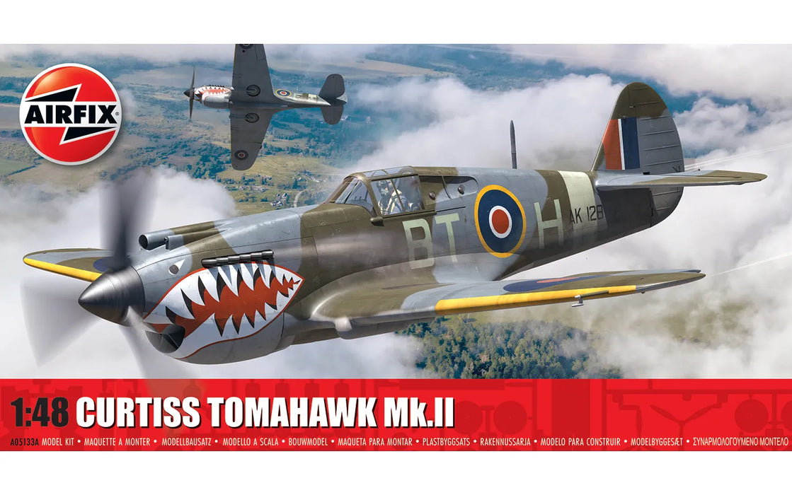 AIRFIX Models A05133A 1/48 Curtiss Tomahawk Mk.II Model Aircraft Kit