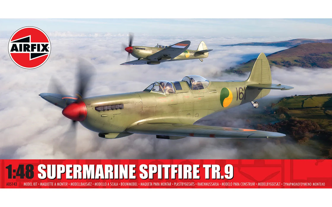 AIRFIX Models A05143 1/48 Supermarine Spitfire TR.9 Model Aircraft Kit