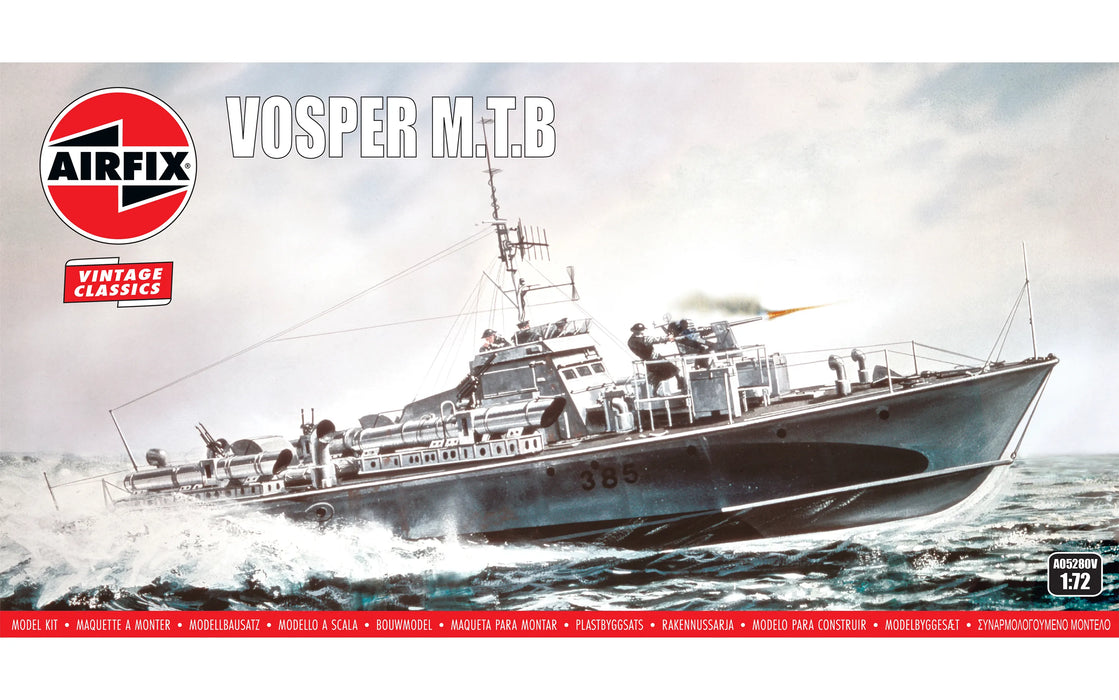 AIRFIX Models A05280V 1/72 Vosper Motor Torpedo Boat Model Kit