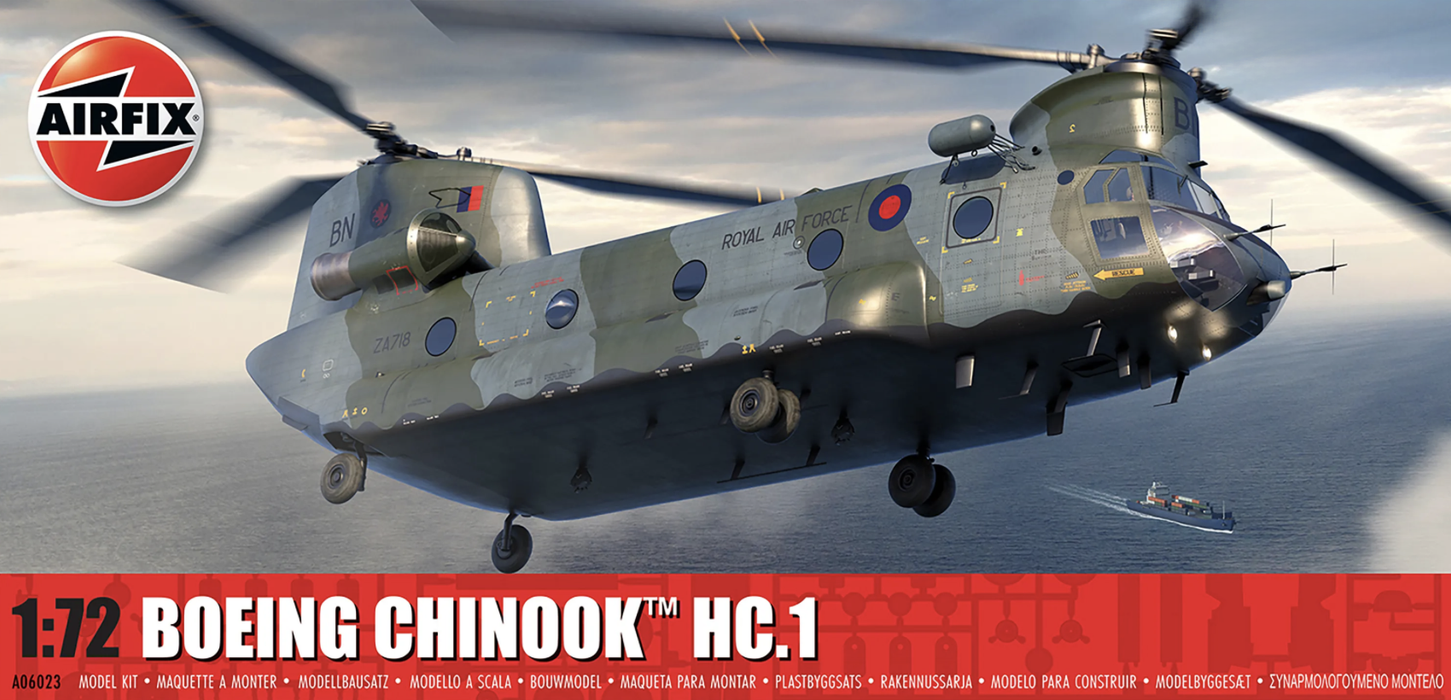 AIRFIX Models A06023 1/72 Boeing Chinook HC.1 Helicopter Model Aircraft Kit