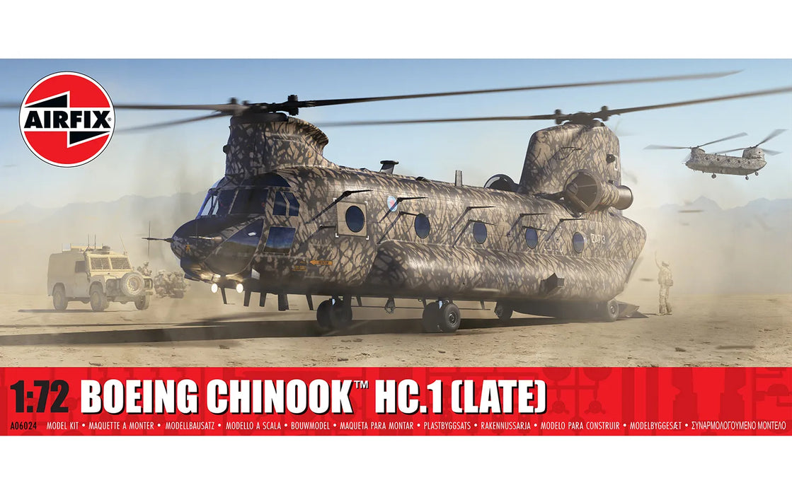 AIRFIX Models A06024 1/72 Boeing Chinook HC.1 (Late) Helicopter Model Aircraft Kit