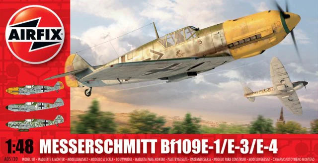 AIRFIX Models A5120 1/48 Messerschmitt Bf109E-1/E-3/E-4 Model Aircraft Kit