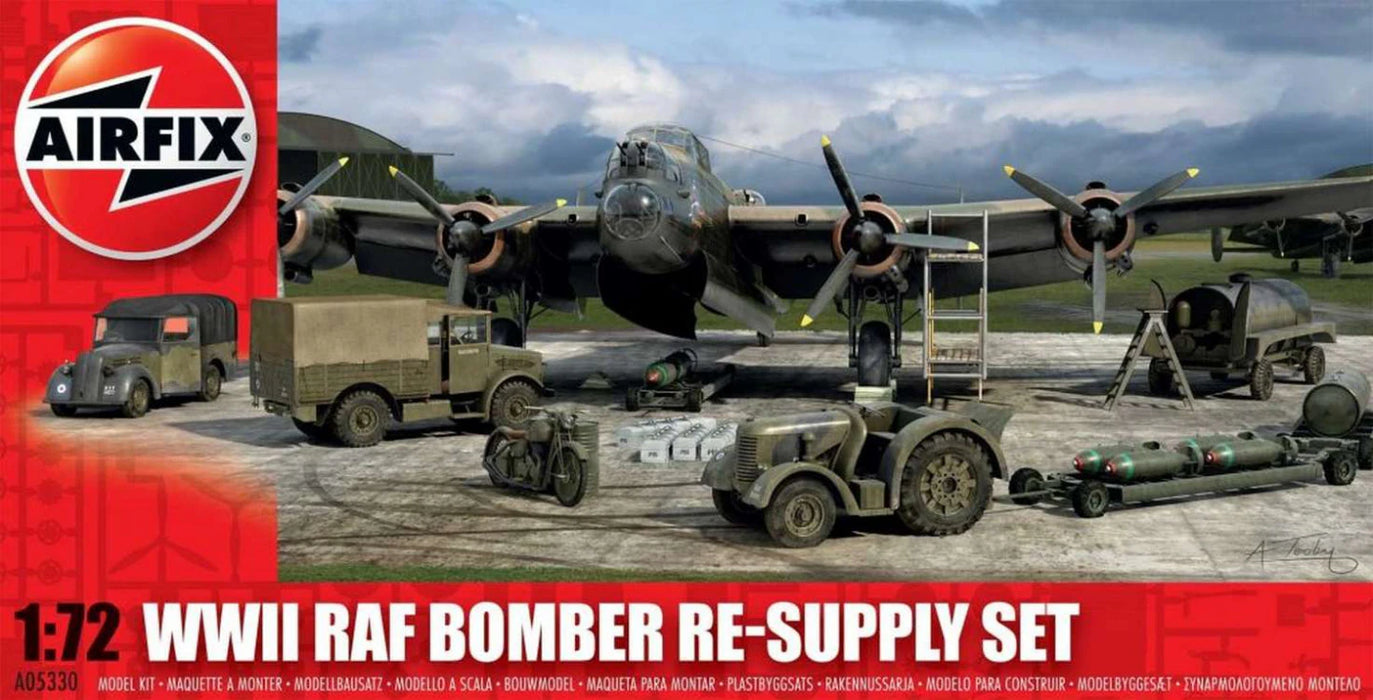 AIRFIX Models A05330 1/72 WWII RAF Bomber Re-Supply Vehicles Set Model Kit