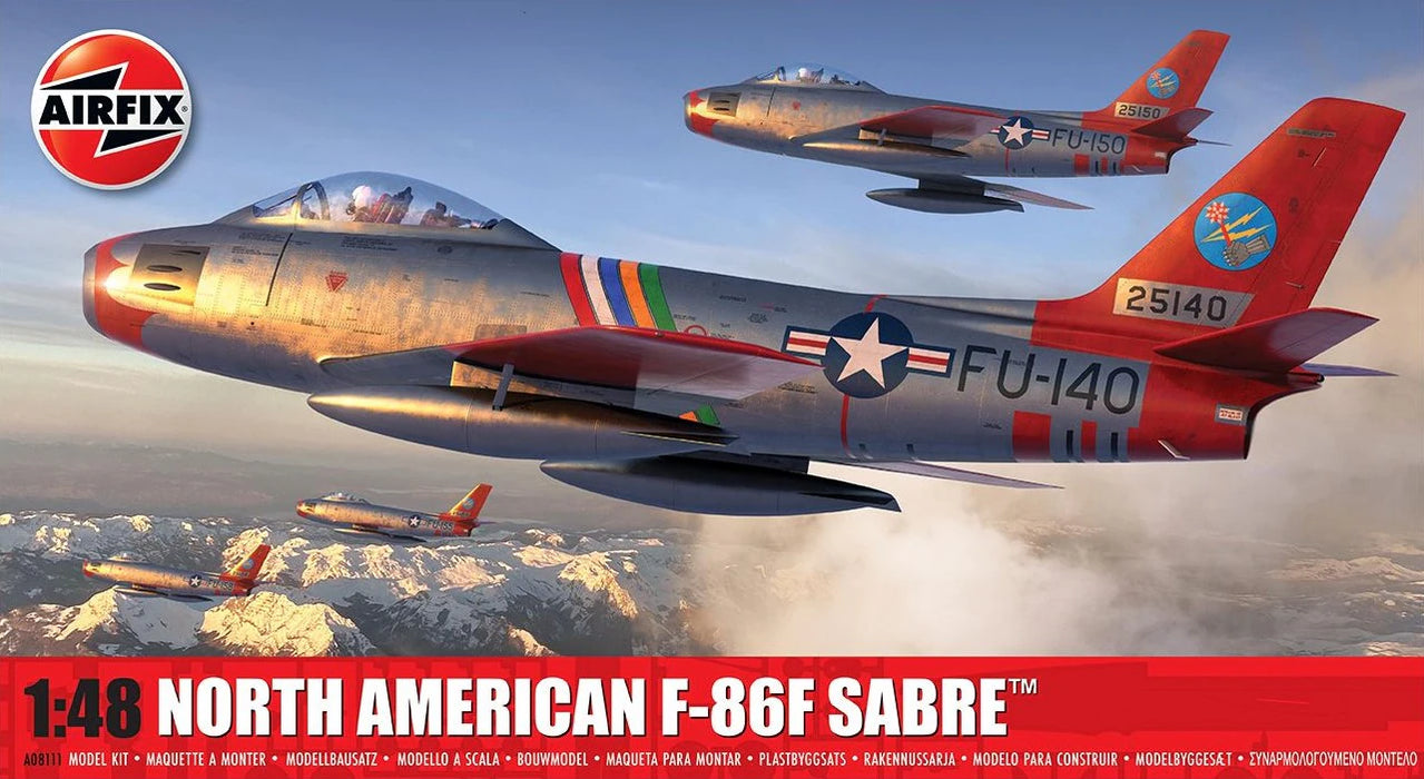 AIRFIX Models A08111 1/48 North American F-86F Sabre Model Aircraft Kit