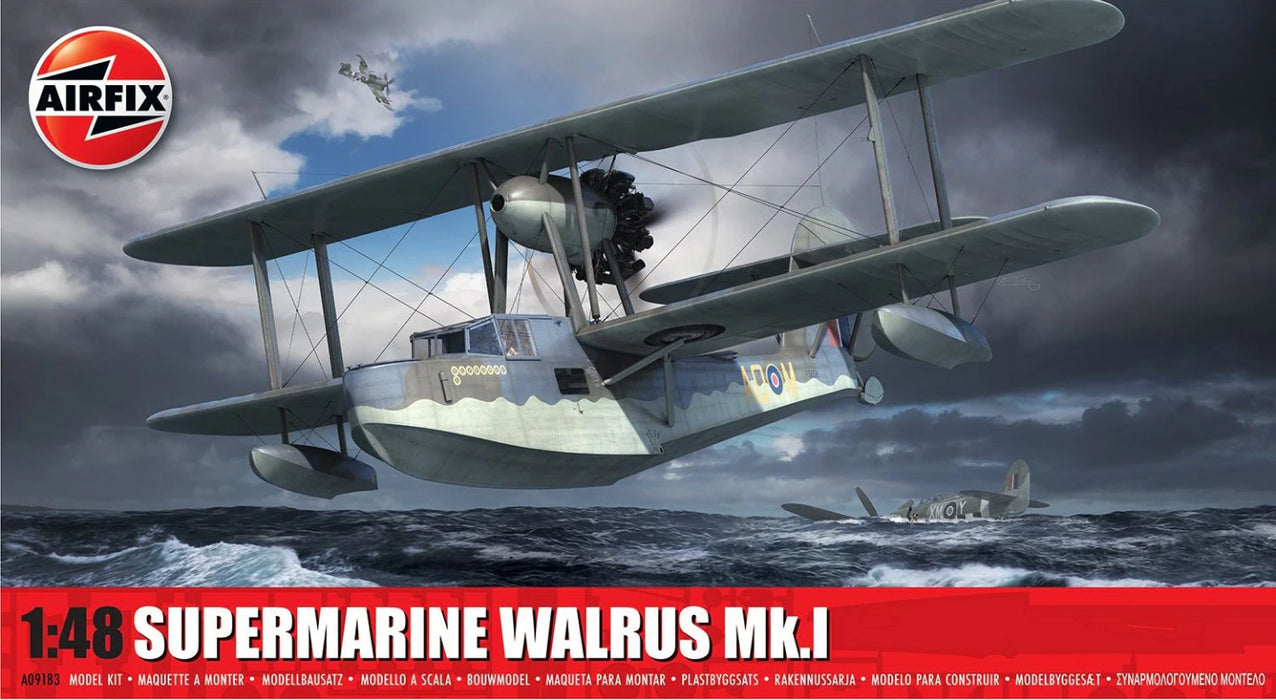 AIRFIX Models A09183 1/48 Supermarine Walrus Mk.I Model Aircraft Kit