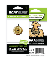 Goat Guns 1:3 Scale Gold Drum Mag for AK47 Models