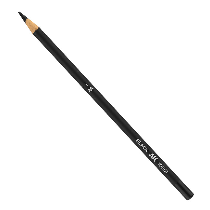 AK Interactive 10001 Weathering Pencils - Black (Box of 5)