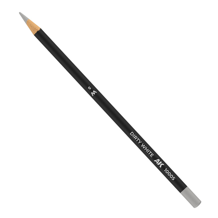 AK Interactive 10005 Weathering Pencils - Dirty White (Box of 5)