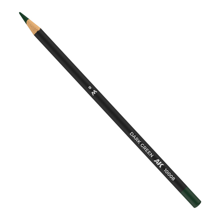 AK Interactive 10008 Weathering Pencils - Dark Green (Box of 5)
