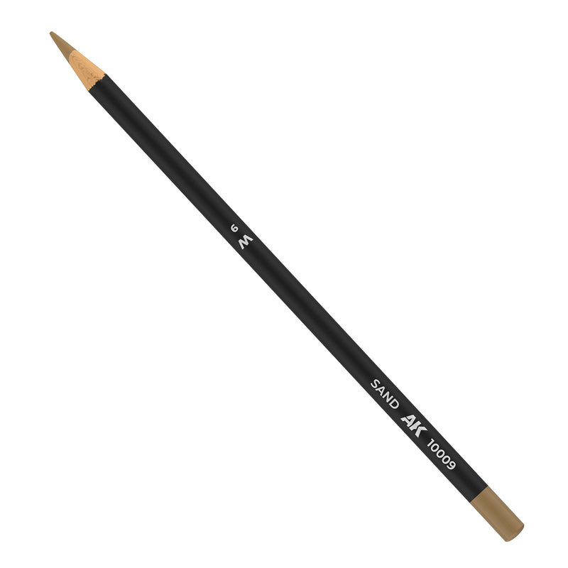 AK Interactive 10009 Weathering Pencils - Sand (Box of 5)