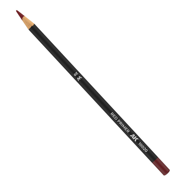 AK Interactive 10020 Weathering Pencils - Red Primer (Box of 5)