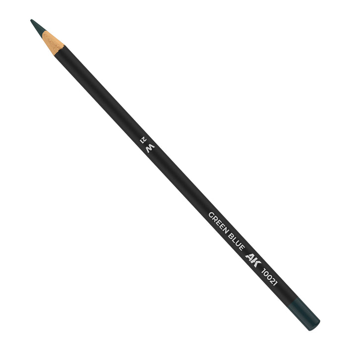 AK Interactive 10021 Weathering Pencils - Green Blue (Box of 5)
