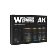 AK Interactive 10047 Weathering Pencils - Watercolor Deluxe Edition Box Set (37 Colors)