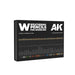 AK Interactive 10047 Weathering Pencils - Watercolor Deluxe Edition Box Set (37 Colors)