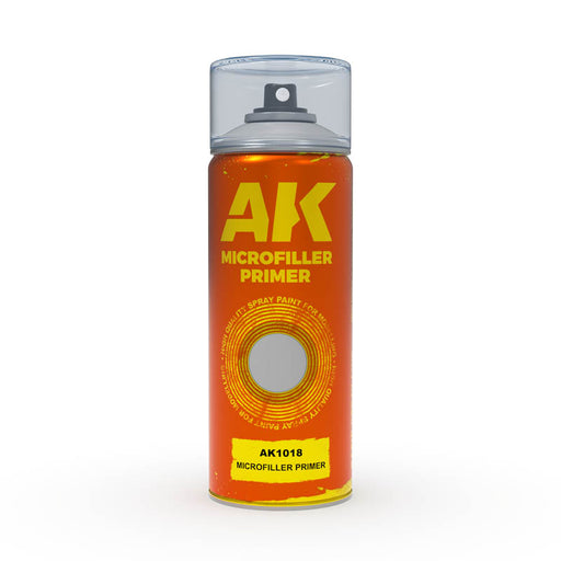 AK Interactive 1018 Microfiller Primer Lacquer Spray 150ml