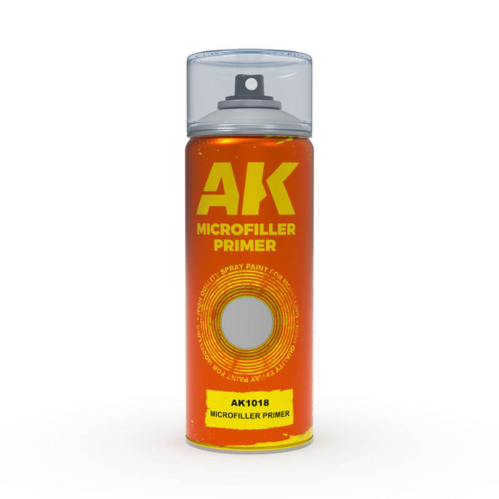 AK Interactive 1018 Microfiller Primer Lacquer Spray 150ml