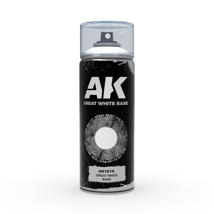 AK Interactive 1019 Great White Base Lacquer Spray 150ml