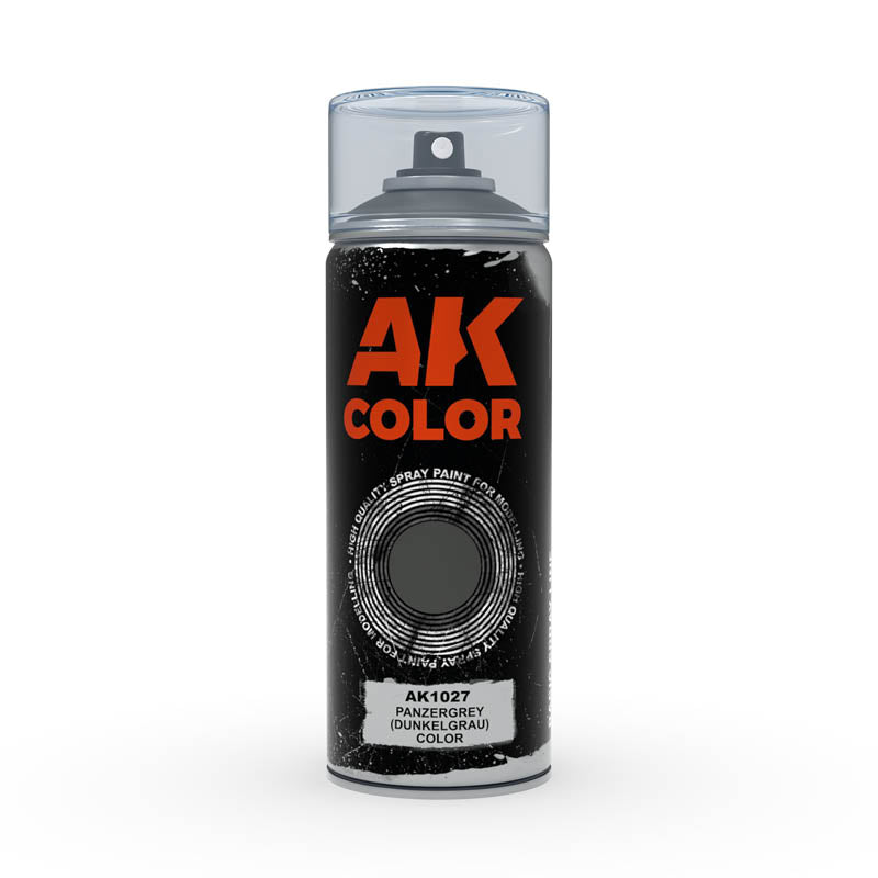 AK Interactive 1027 Panzer Grey (Dunkelgrau) Lacquer Spray 150ml
