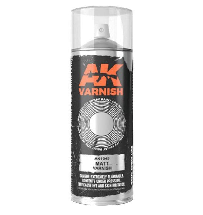 AK Interactive 1045 Matte Varnish Lacquer Spray 400ml