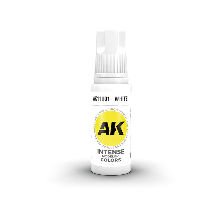 AK Interactive 11001 Intense White Acrylic 3G Paint 17ml Bottle