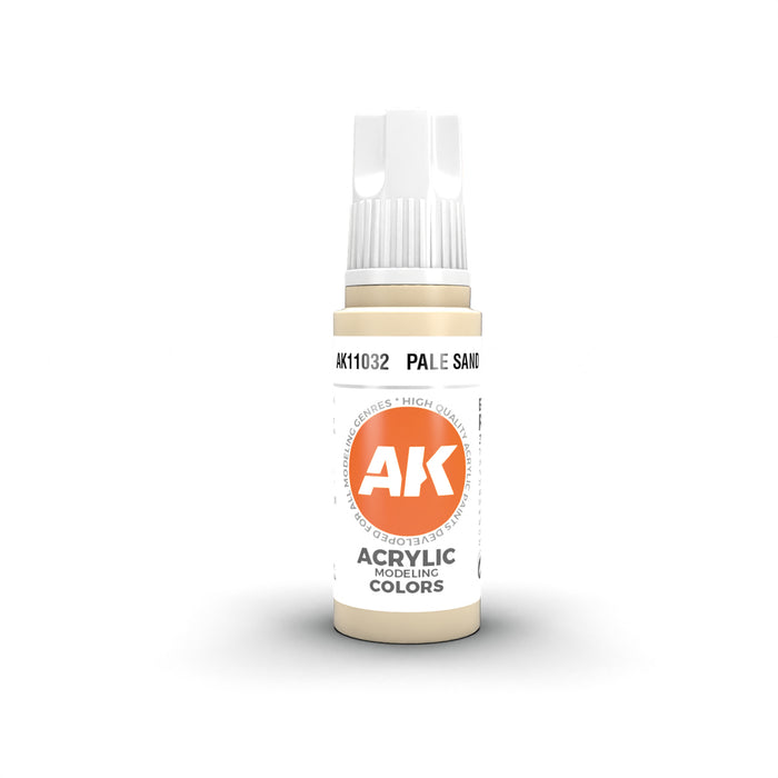 AK Interactive 11032 Pale Sand 3G Acrylic Paint 17ml Bottle