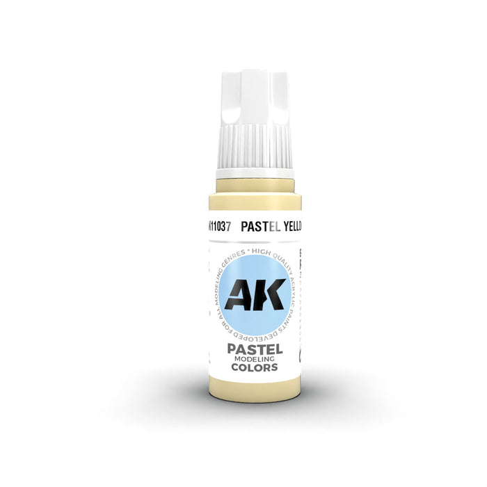AK Interactive 11037 Pastel Yellow 3G Acrylic Paint 17ml Bottle