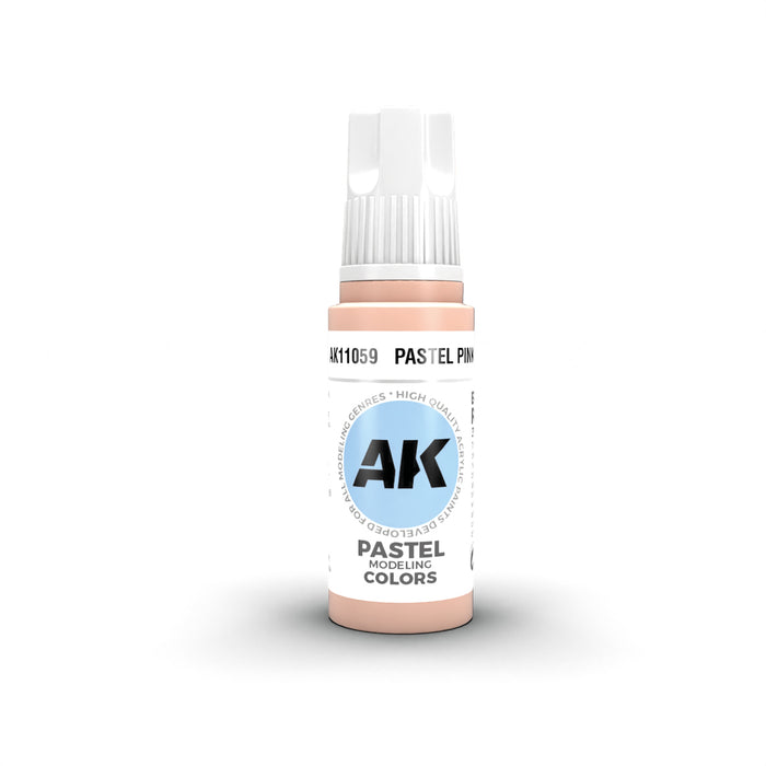 AK Interactive 11059 Pastel Pink 3G Acrylic Paint 17ml Bottle
