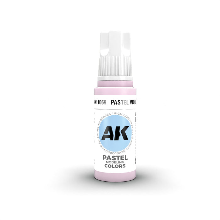 AK Interactive 11069 Pastel Violet 3G Acrylic Paint 17ml Bottle