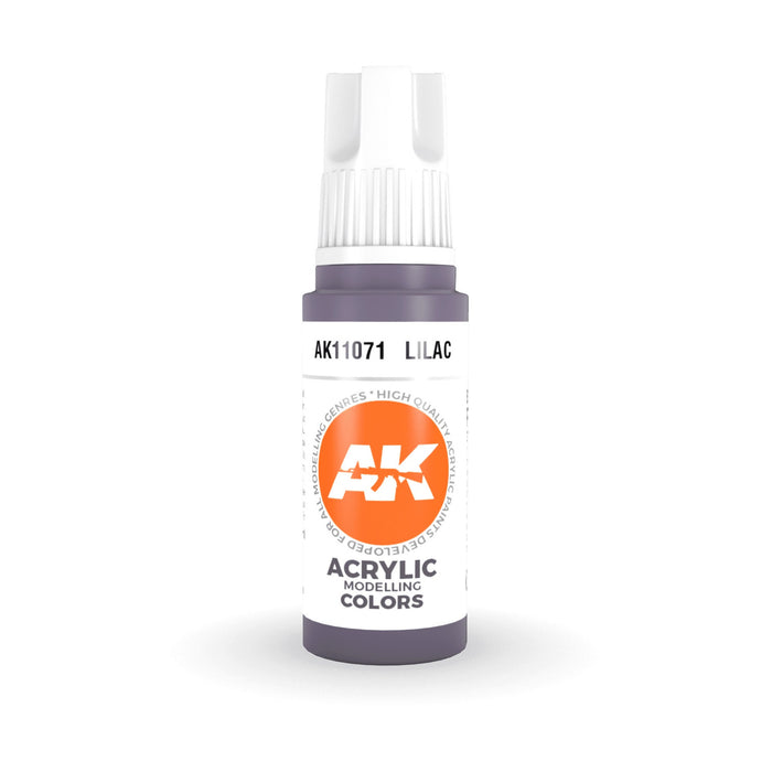 AK Interactive 11071 Lilac 3G Acrylic Paint 17ml Bottle