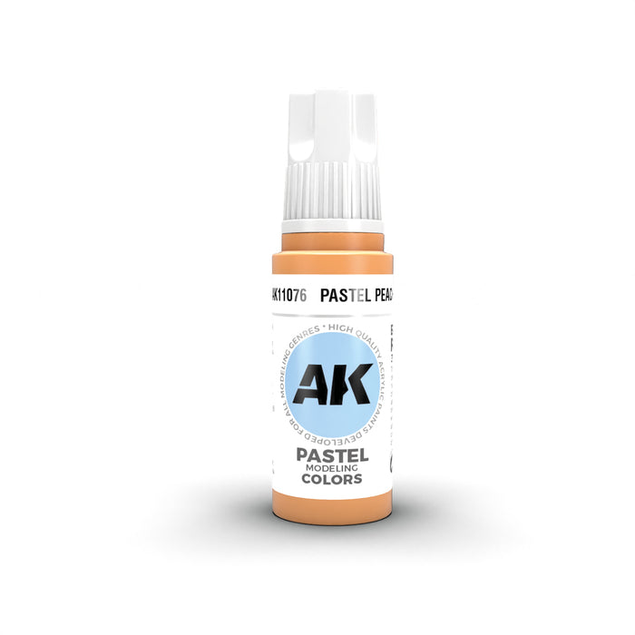 AK Interactive 11076 Pastel Peach 3G Acrylic Paint 17ml Bottle