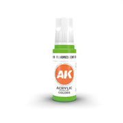 AK Interactive 11129 Fluorescent Green 3G Acrylic Paint 17ml Bottle