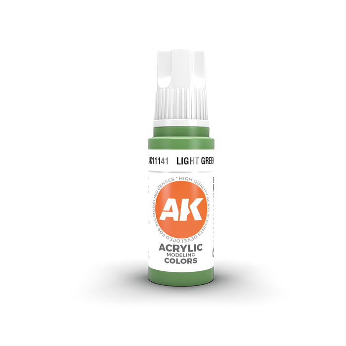 AK Interactive 11141 Light Green 3G Acrylic Paint 17ml Bottle