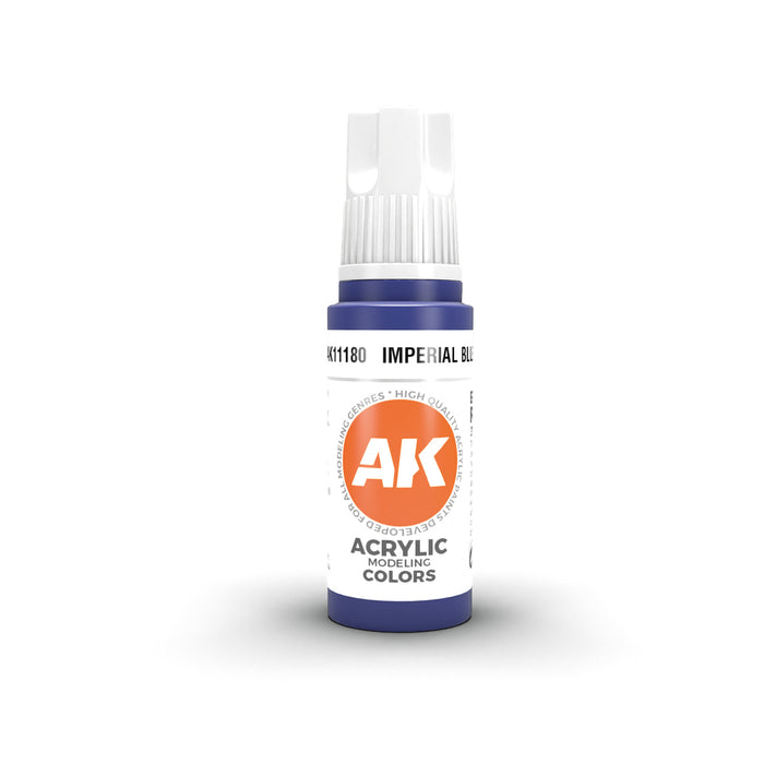 AK Interactive 11180 Imperial Blue 3G Acrylic Paint 17ml Bottle