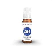 AK Interactive 11197 Copper Metallic 3G Acrylic Paint 17ml Bottle