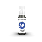 AK Interactive 11212 Gun Metal Metallic 3G Acrylic Paint 17ml Bottle