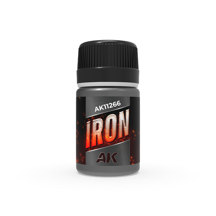 AK Interactive 11266 Iron Effect Acrylic Paint 35ml Bottle