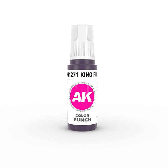 AK Interactive 11271 Color Punch: King Purple 3G Acrylic Paint 17ml Bottle