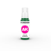 AK Interactive 11274 Color Punch: Greenskin Punch 3G Acrylic Paint 17ml Bottle